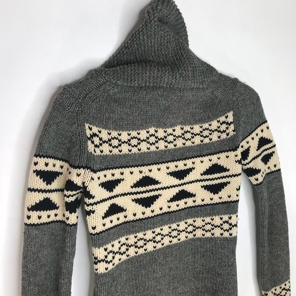 TNA Sea to Sky Pullover shawl collar Lambswool - Picture 5 of 8